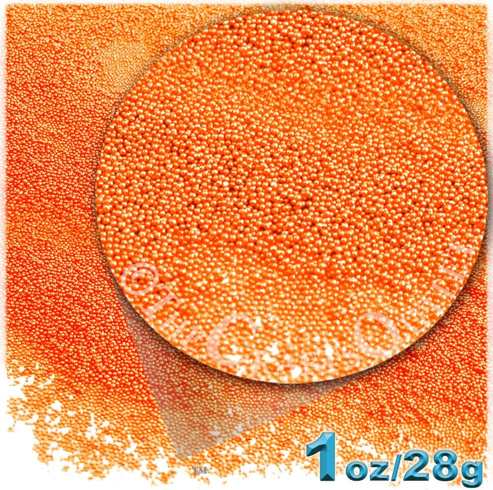 The Crafts Outlet Acabado Opaco, Vidrio, Microperlas 0.024 in, Ideal para Caviar, Perla Opaco
