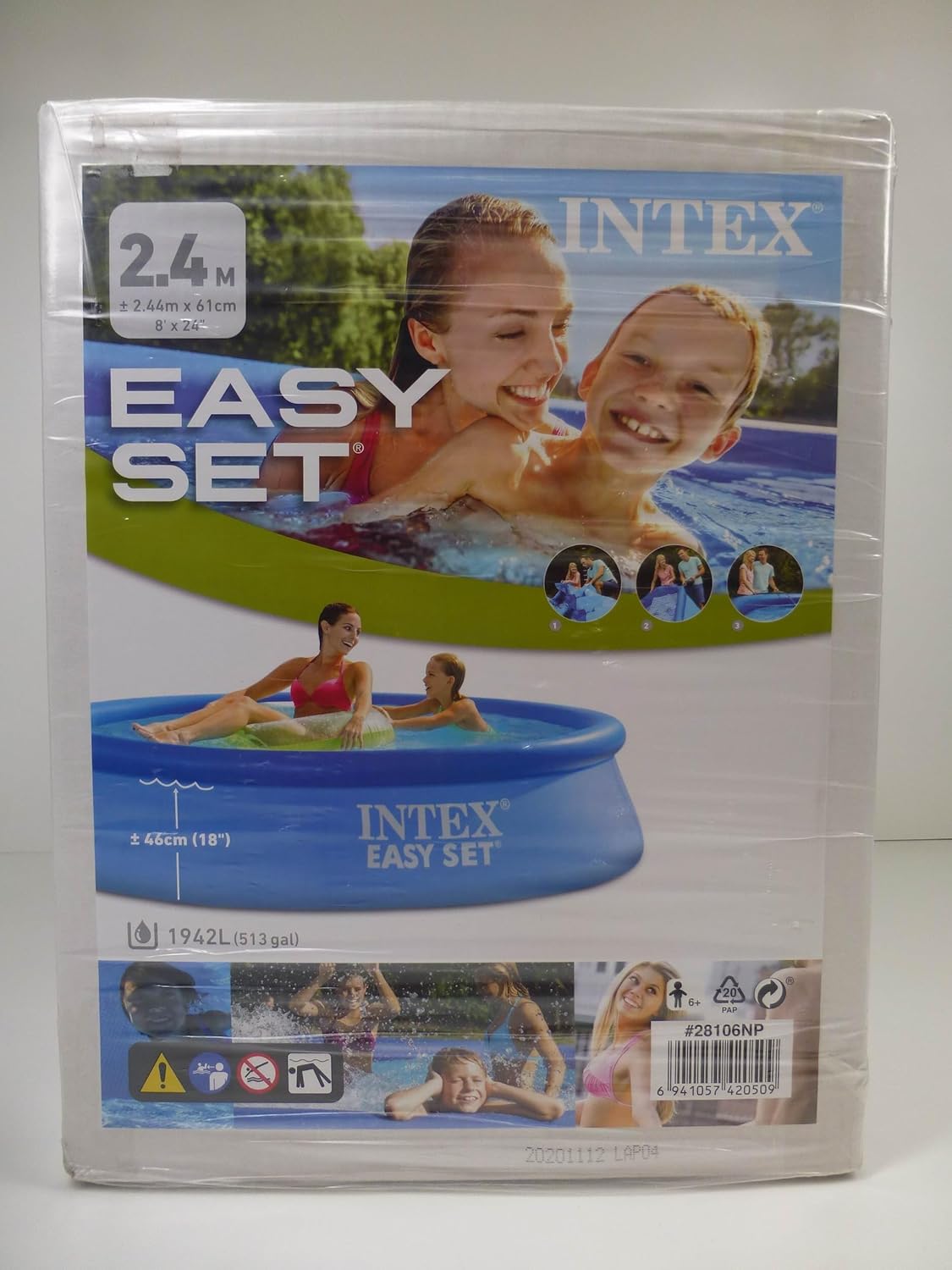 Intex 1942 L Piscinas Gonflables (96.1 x 24.0 in)