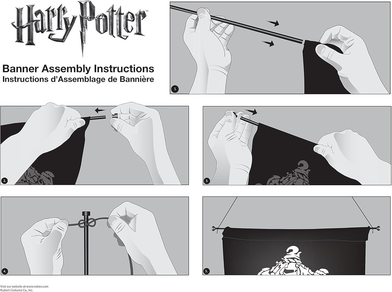 Rubíes Harry Potter Hufflepuff Impreso Banner by Rubie ‘s Masquerade UK