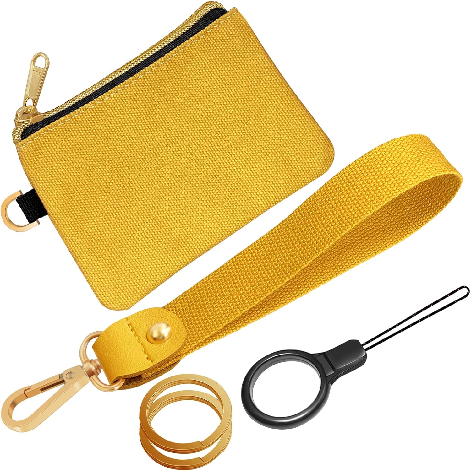 BuitBoll Llavero de pulsera, cartera y cartera para muñeca, llavero para hombres y mujeres