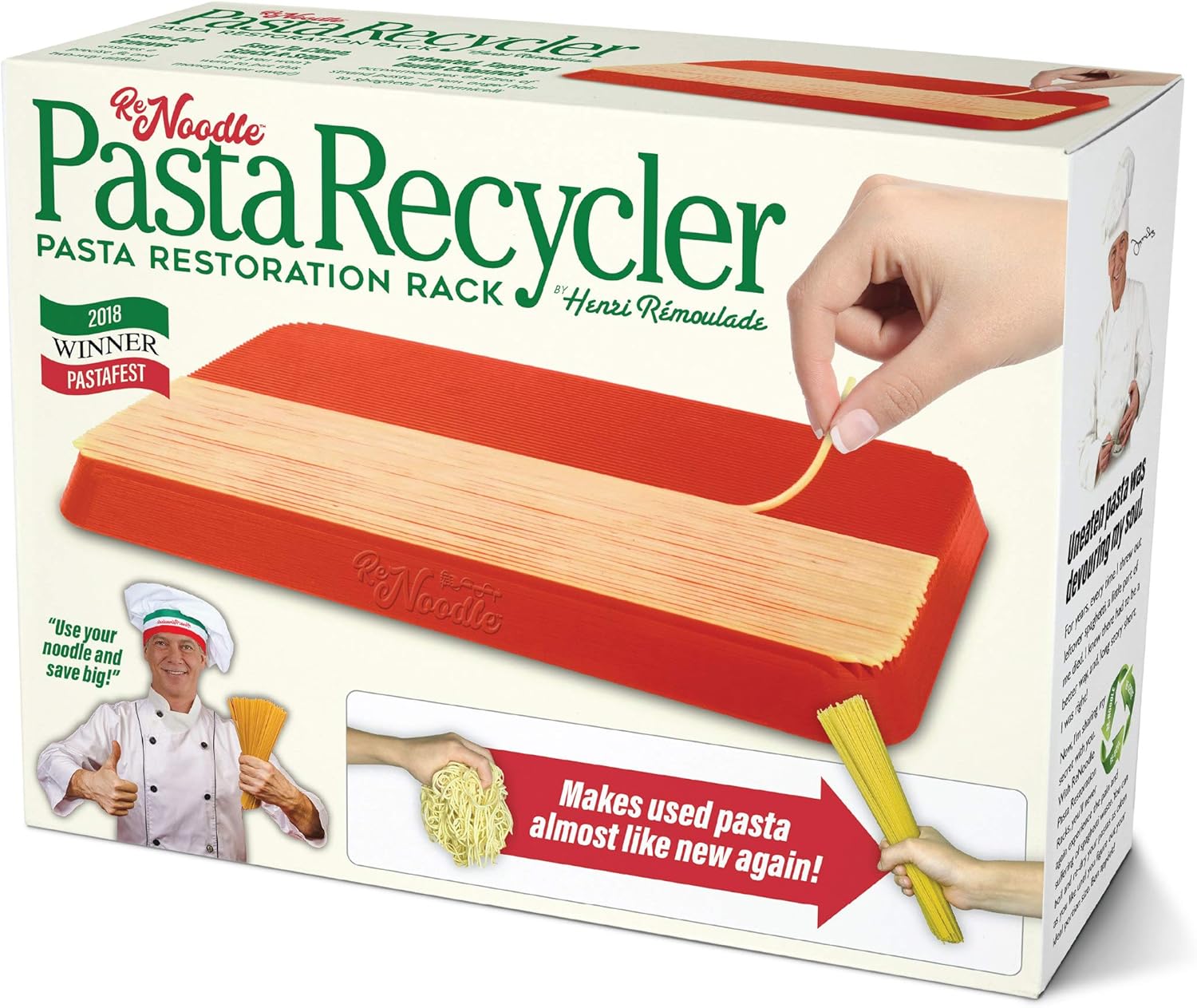 Prank Pack – Caja de regalo para bromas de fideos reciclados, envuelve tu regalo real en una divertida y auténtica caja de regalo, caja de regalo
