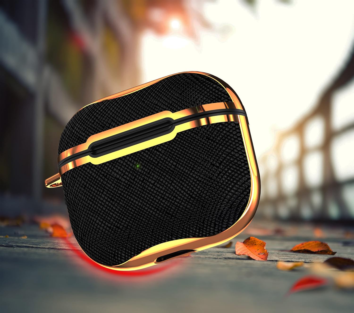KIQ Funda de lona para AirPods de 3 generación, funda protectora texturizada con llavero para mujeres, hombres y niños, funda para Apple AirPods de