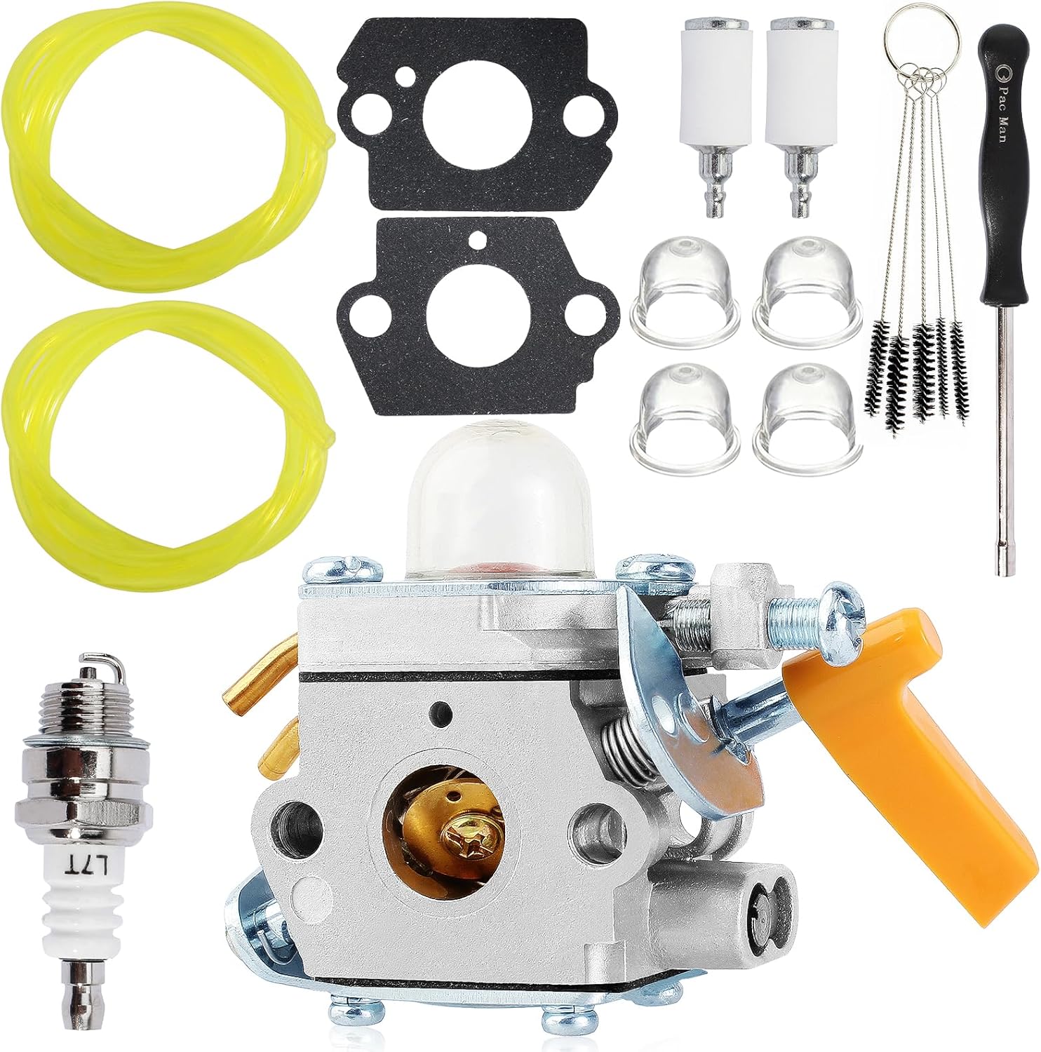 Carburador SS30 SS26 CS30 compatible con Ryobi Homelite Weed Edger 25cc 26cc 30cc soplador de hojas recortadora C1U-H60 EX26 CS26 RY09056 308054043