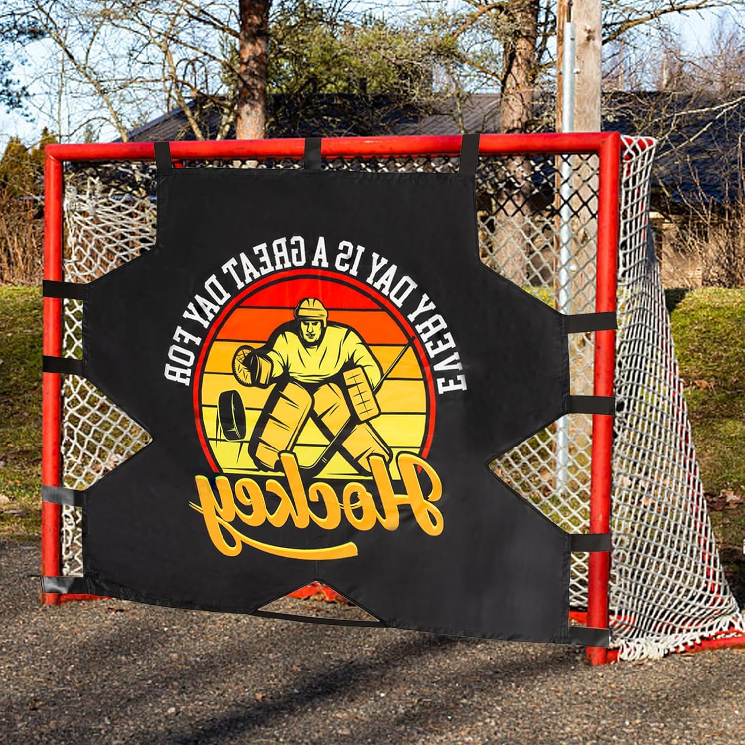 Objetivo de tiro de portero de hockey, objetivo de práctica de gol de hockey de la NHL, objetivo de portero de red de hockey callejero