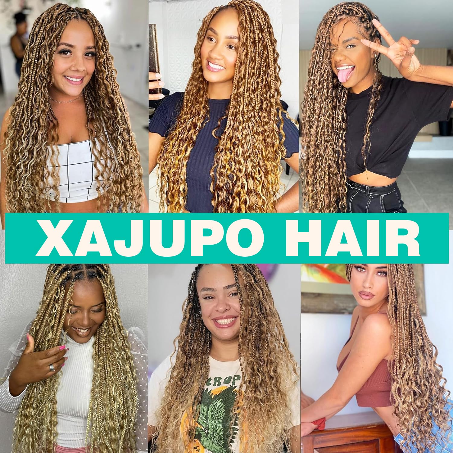Xagujpo #27 Onda profunda a granel 1 paquete 3.53 oz 26 pulgadas