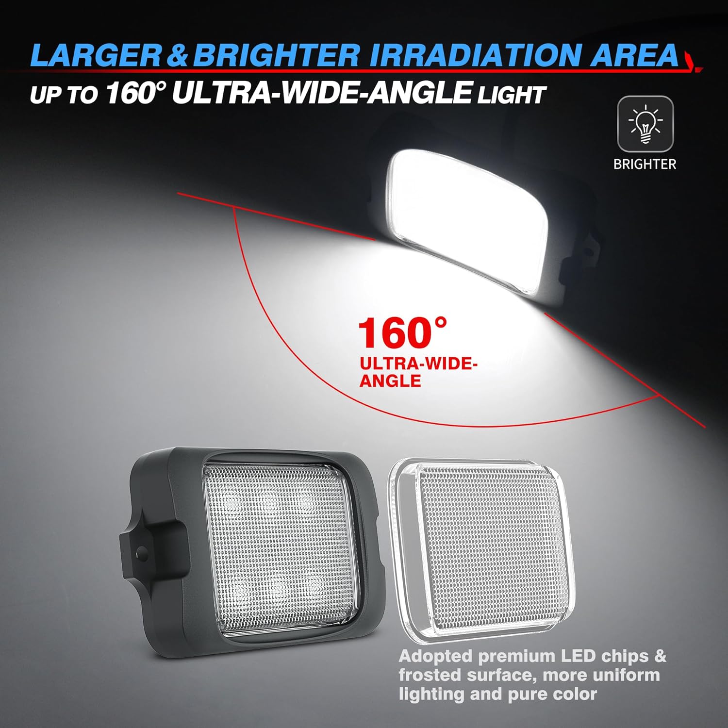 MICTUNING C3 – Luces de roca LED extensibles RGBW con control inalámbrico, 12 cápsulas, luces subterráneas multicolor con aplicación Bluetooth y