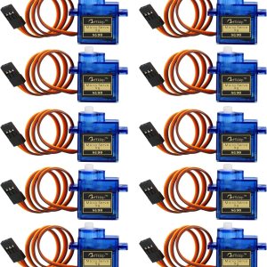 10 unids SG90 0.32 oz Micro Servos para RC Robot Helicóptero Avión Controles Coche Barco 10 unids SG90 0.32 oz Micro Servos para RC Robot Helicóptero Avión Controles Coche Barco