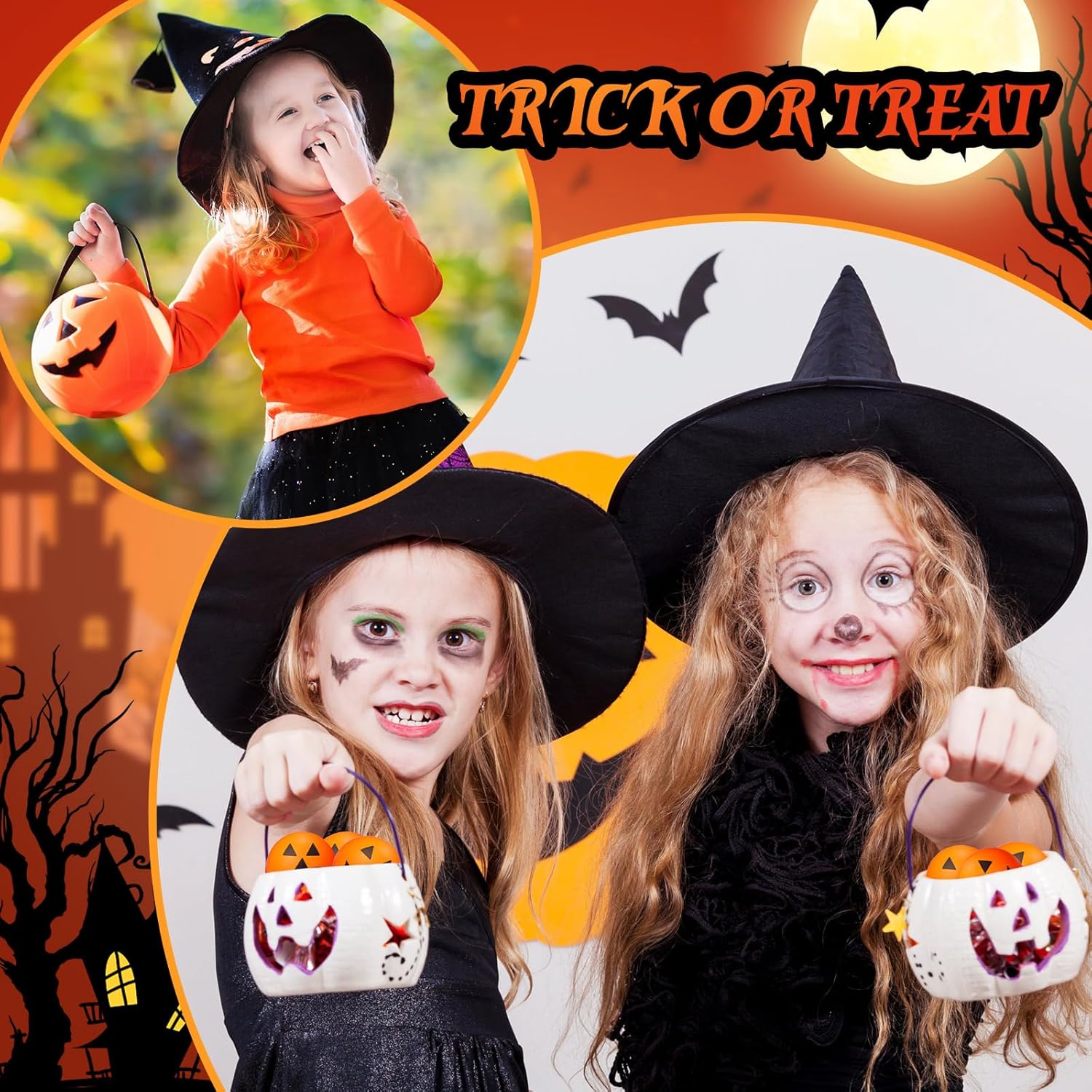 Jerify 50 mini bolas antiestrés de calabaza, bolas de estrés de Halloween de 1.57 pulgadas, pequeñas bolas de espuma de Halloween para suministros
