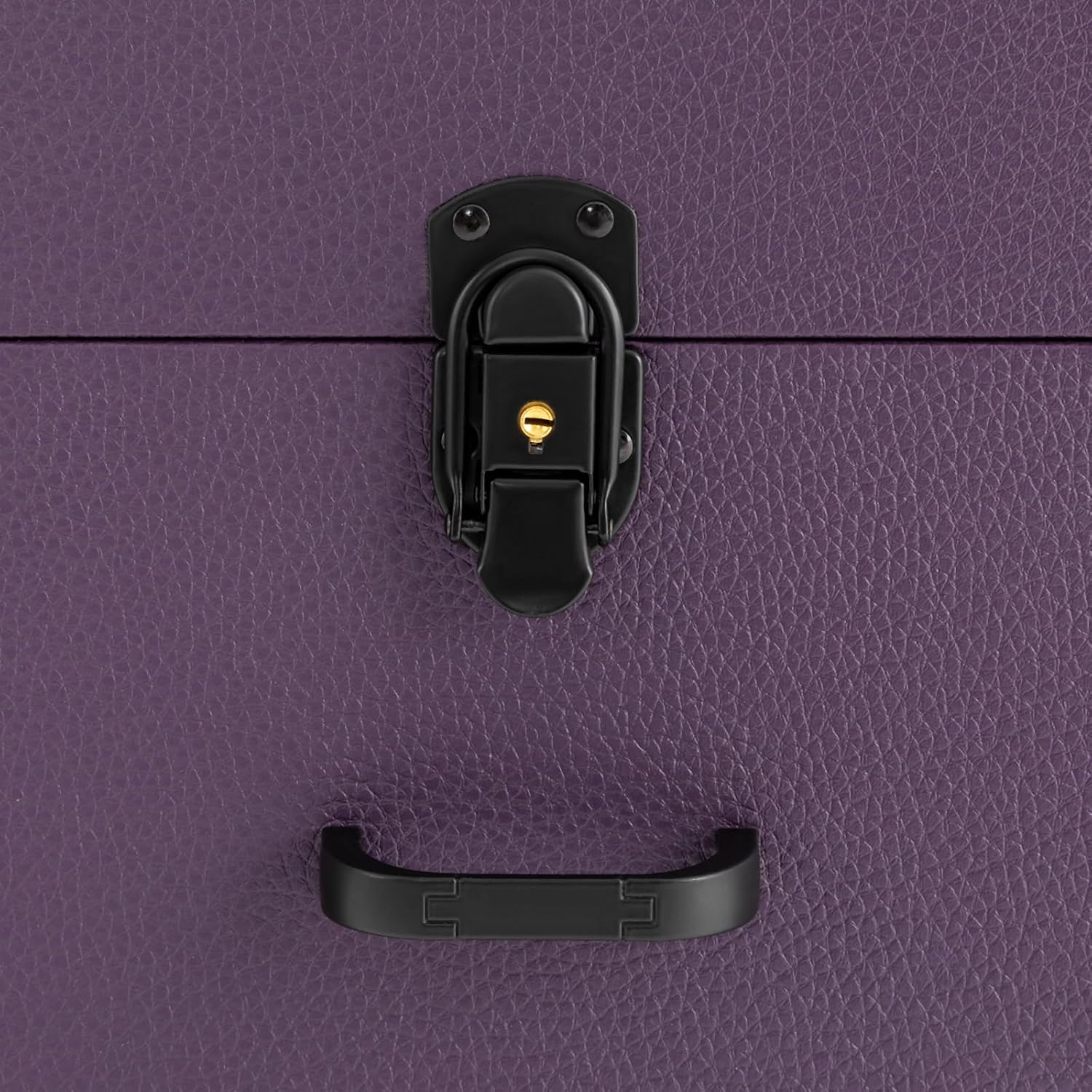 Goudergo Estuche de tren de maquillaje de 3 niveles con 4 ruedas, estuche de alta seguridad con ruedas para maquillaje, organizador de esmalte de