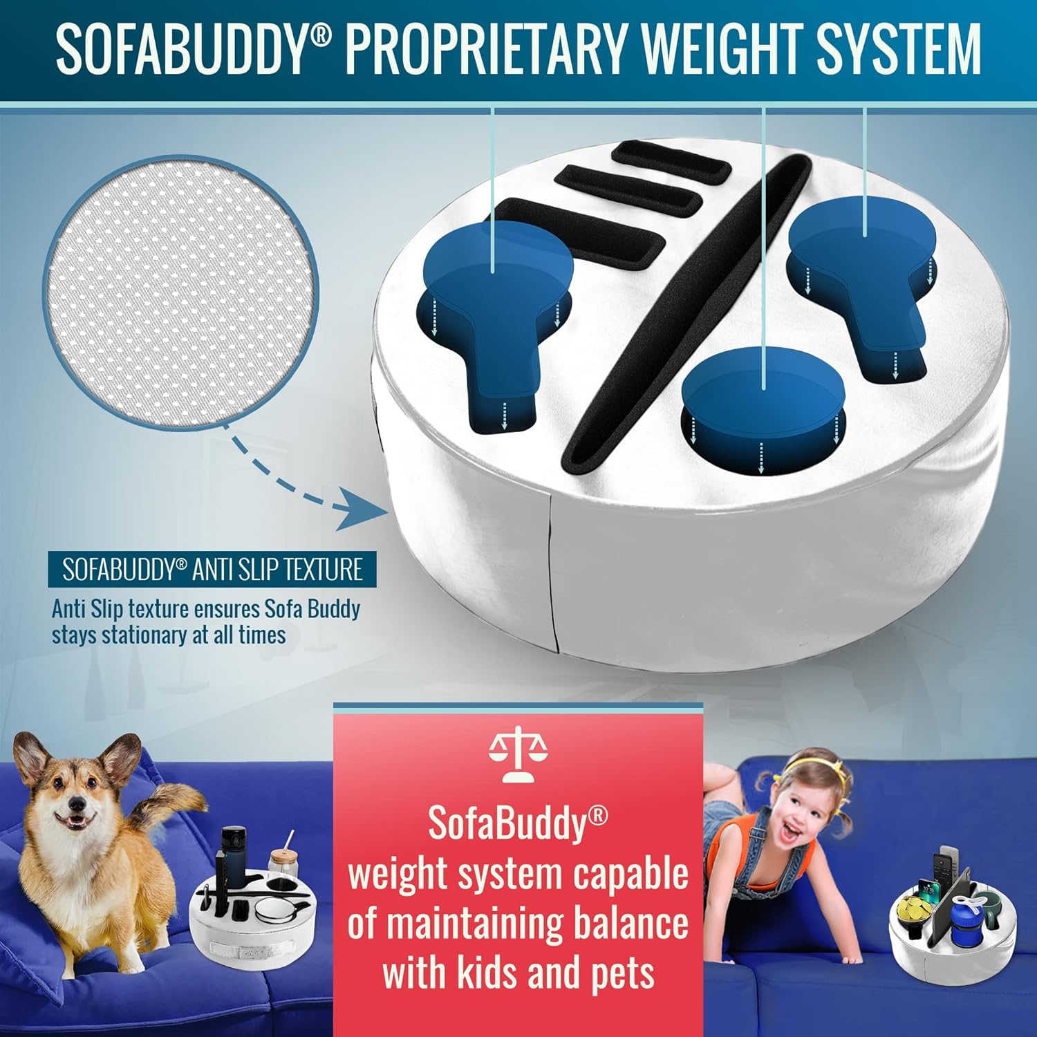Práctico soporte para tazas de sofá, organizador de sofá, portavasos de sofá. El accesorio perfecto para el sofá