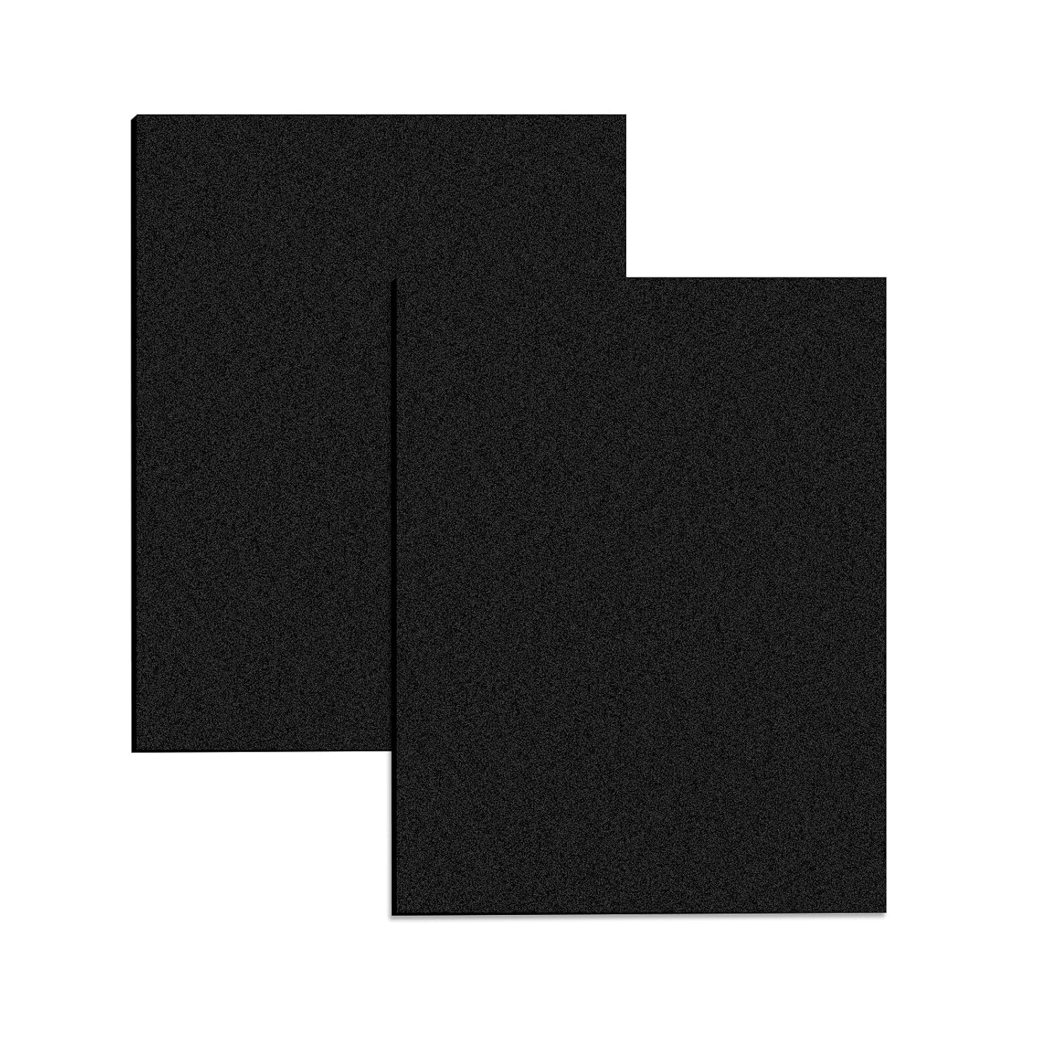 Hoja de plástico ABS de 12 x 16 x 18 pulgadas de grosor, hoja de PVC negro, lámina kydex de plástico moldeable, para bricolaje hecho a mano,