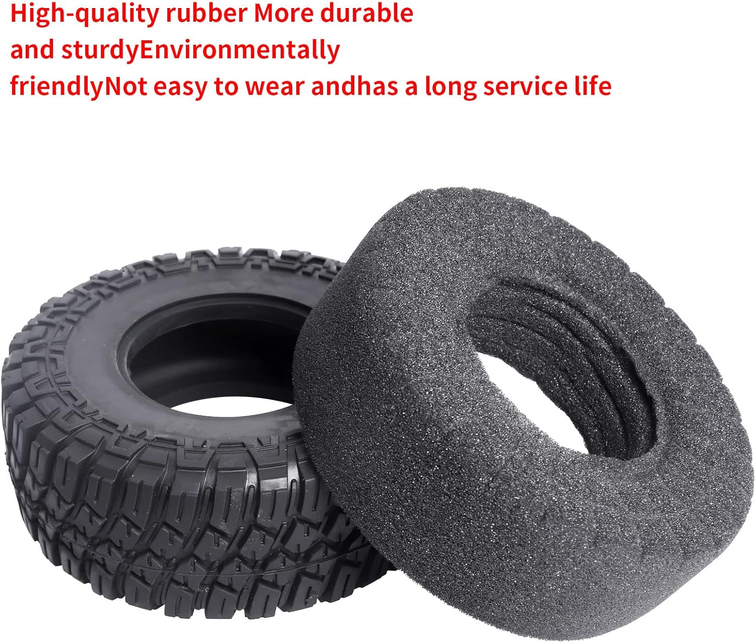 Ruedas y neumáticos para camión RC Short Course con insertos de espuma para 110 Traxxas Slash 4X4 2WD Losi Tenacity TT Baja Rey 22SCT HPI Redcat