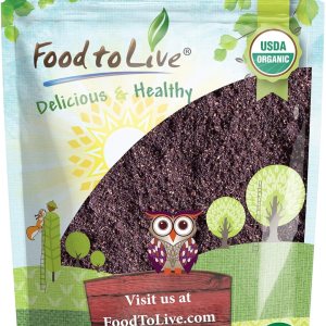 Food to Live Polvo orgánico de bayas maqui, 8 onzas, sin OMG, crudo, 100% puro, superalimento vegano, sin azúcar añadido, a granel, rico en hierro, Food to Live Polvo orgánico de bayas maqui, 8 onzas, sin OMG, crudo, 100% puro, superalimento vegano, sin azúcar añadido, a granel, rico en hierro,