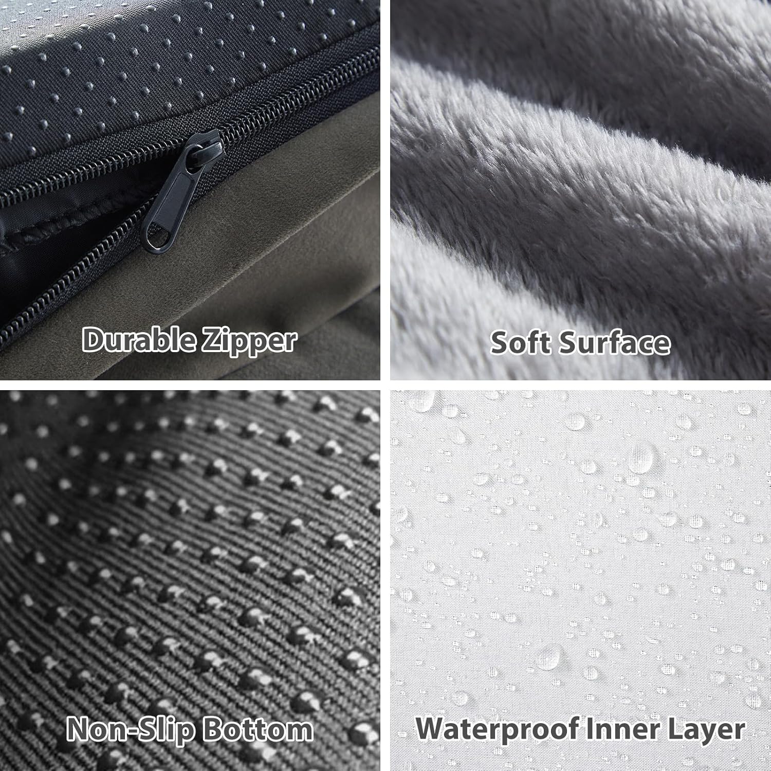 BFPETHOME Camas ortopédicas para perros grandes, sofá cama impermeable para perros con funda extraíble lavable, cama grande para perros con forro