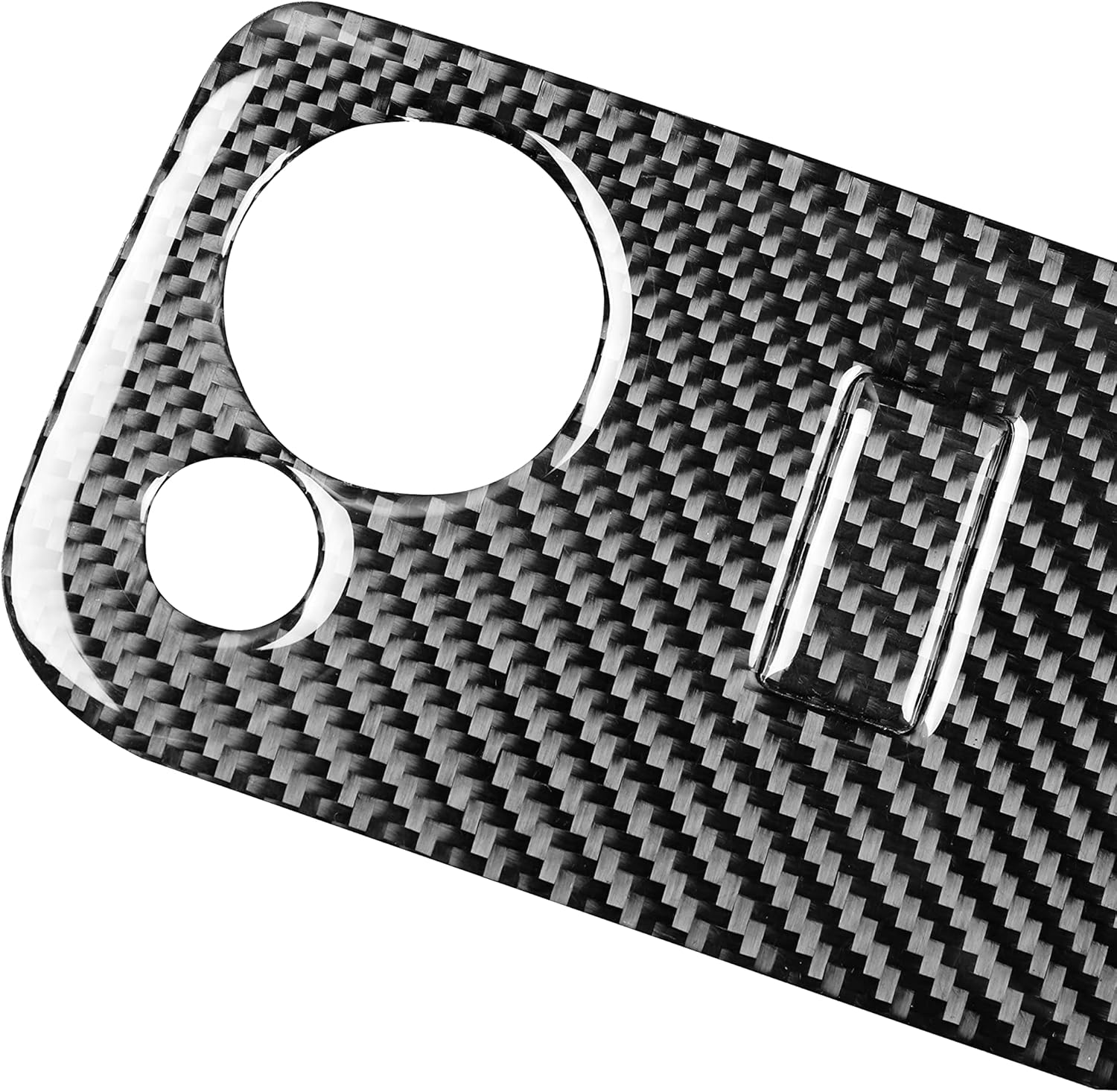 Real Premium – Adhesivos de fibra de carbono para panel de luz de lectura de automóvil, ajuste interior, compatible con Ford Mustang GT Shelby 2005