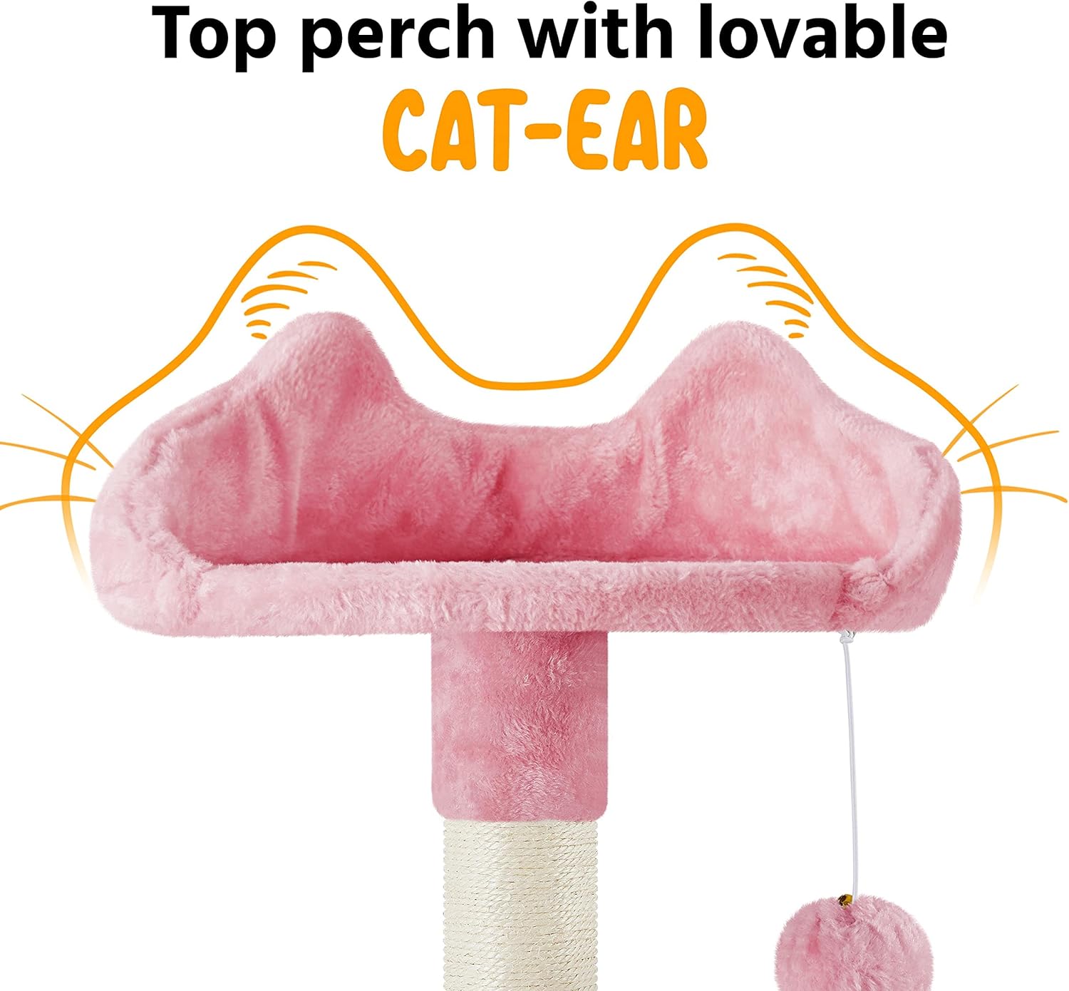 Yaheetech 63.5 H Cat Tree, Multi Level Cat Tree Condo with Basket Hammock Scratching Post, Cat Furniture for Indoor Cats