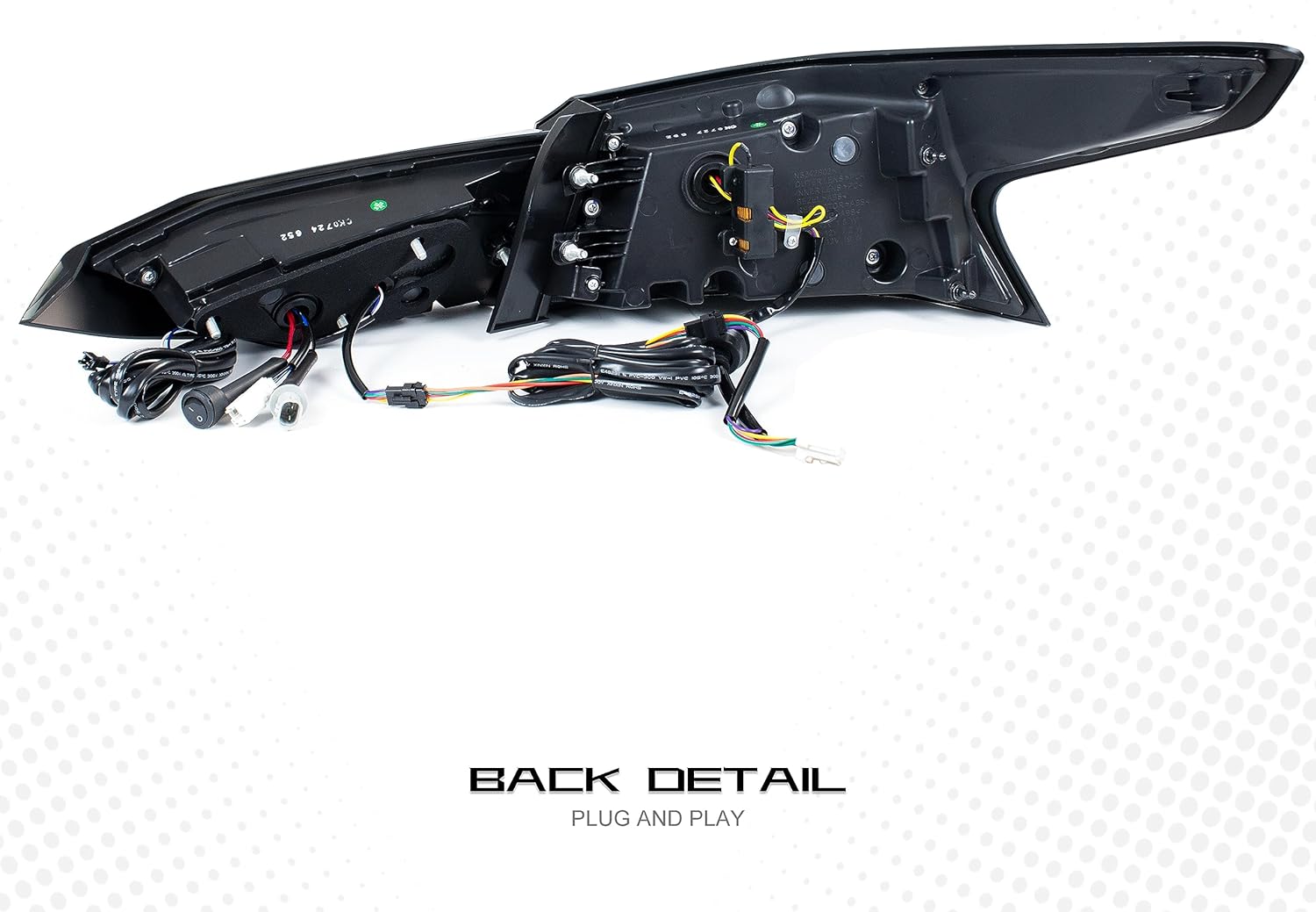 inginuity time Luces traseras LED para Nissan Altima 2019-2024 Lámparas traseras ahumadas SR secuencial señal inicio animación asamblea