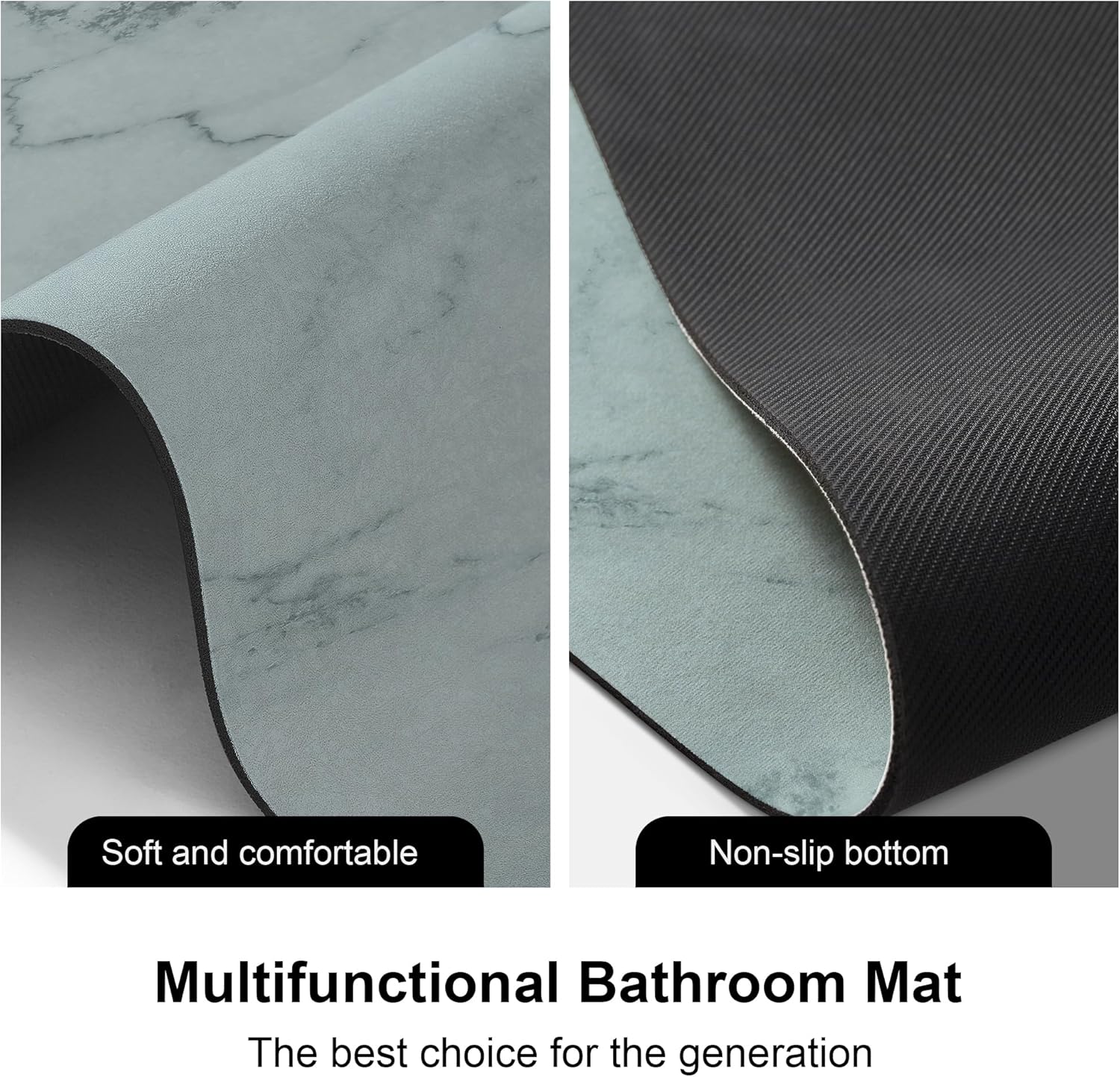 Tapete de baño súper absorbente, de 31.5 x 19.7 pulgadas, de secado rápido, tapete de baño súper absorbente, tapete de piso para sala de estar,