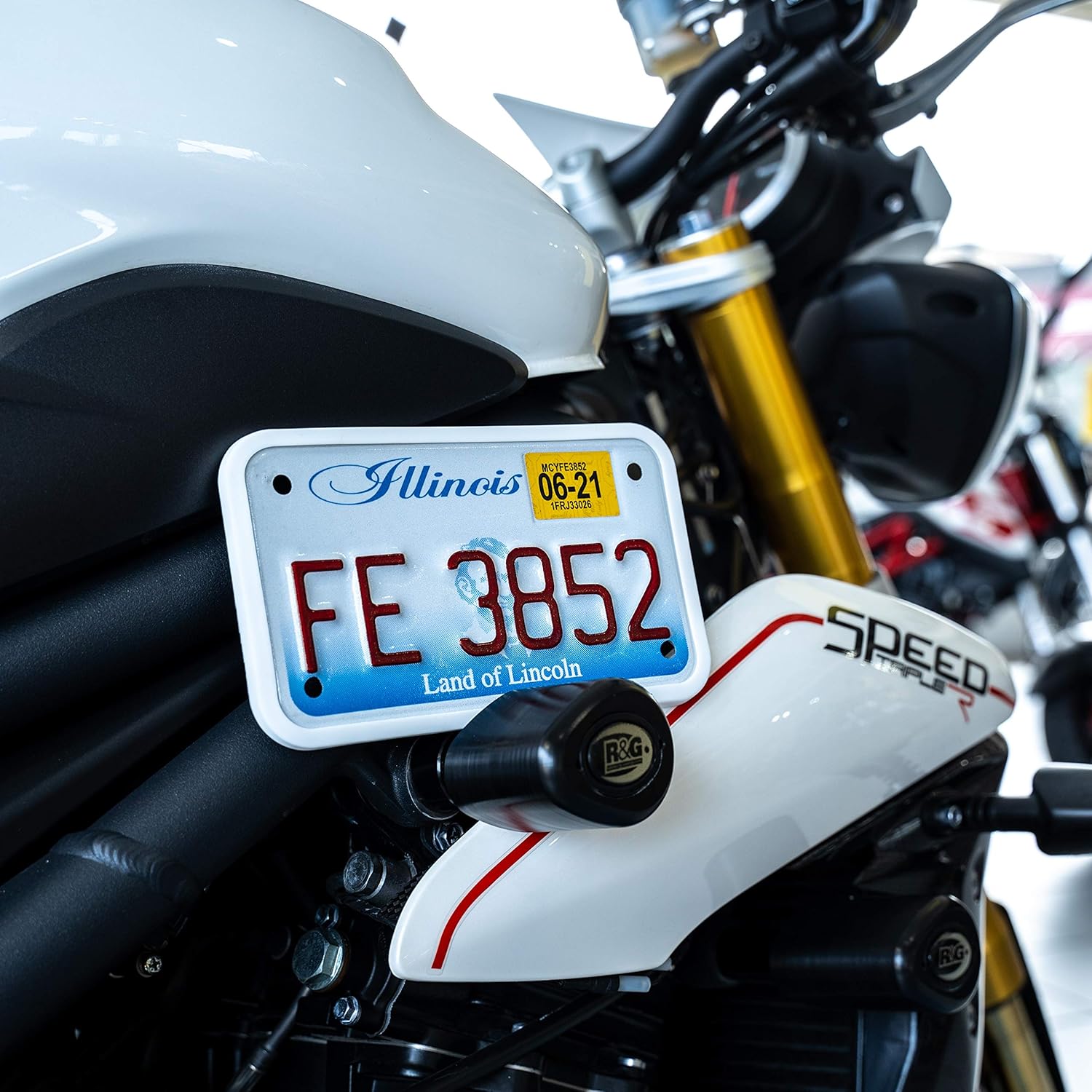 Marcos de silicona para placa de motocicleta  El marco original de silicona de grado premium para placa de bicicleta  A prueba de óxido, a prueba de