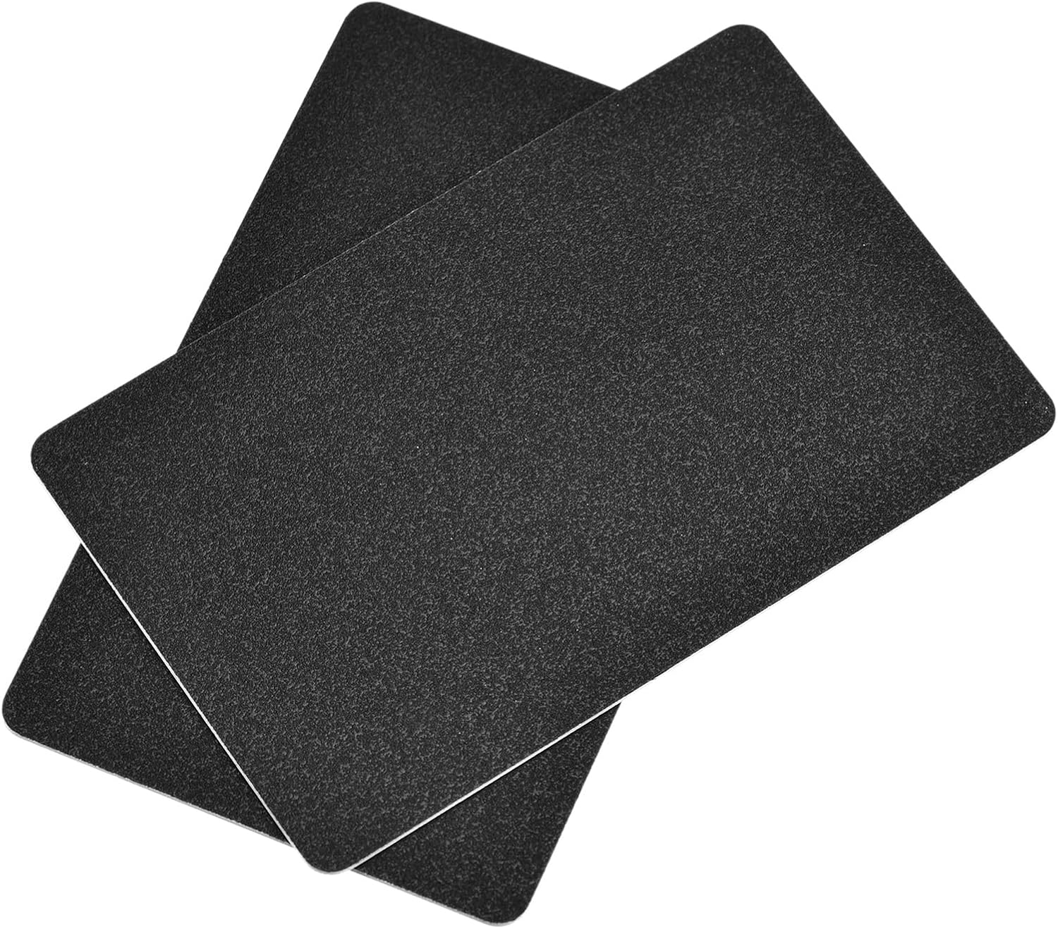 MECCANIXITY Tarjetas de PVC en blanco de plástico negro de 28 mil para impresora de tarjetas de identificación, calidad gráfica, paquete de 50