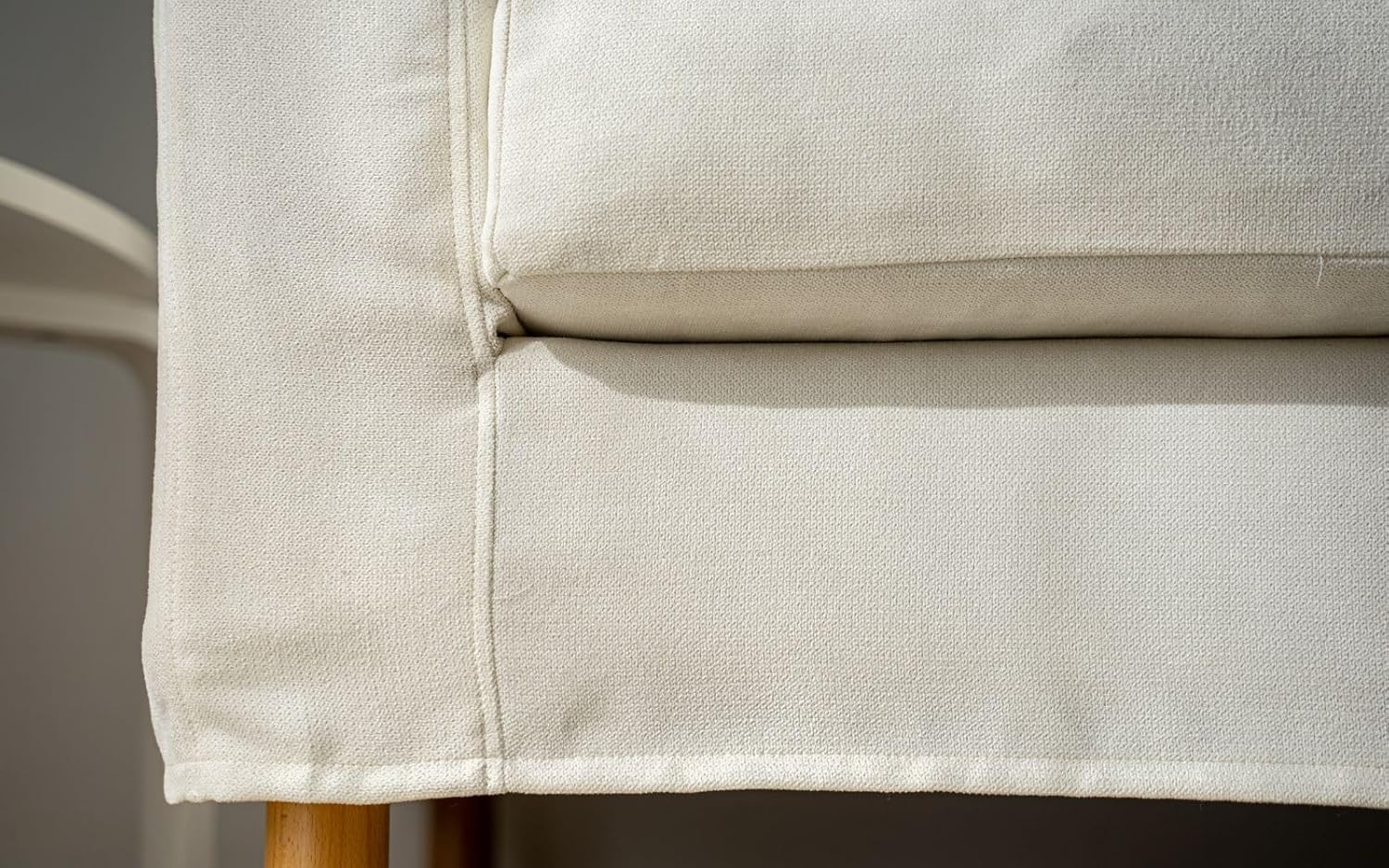 Comfort Works Fundas de sofá personalizadas Ektorp, funda de repuesto compatible con sofá IKEA Ektorp (sofá, marfil)