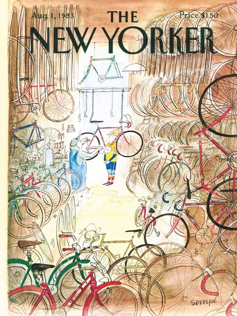 New York Puzzle Company – New Yorker Bicycle Shop – Rompecabezas de 1000 piezas