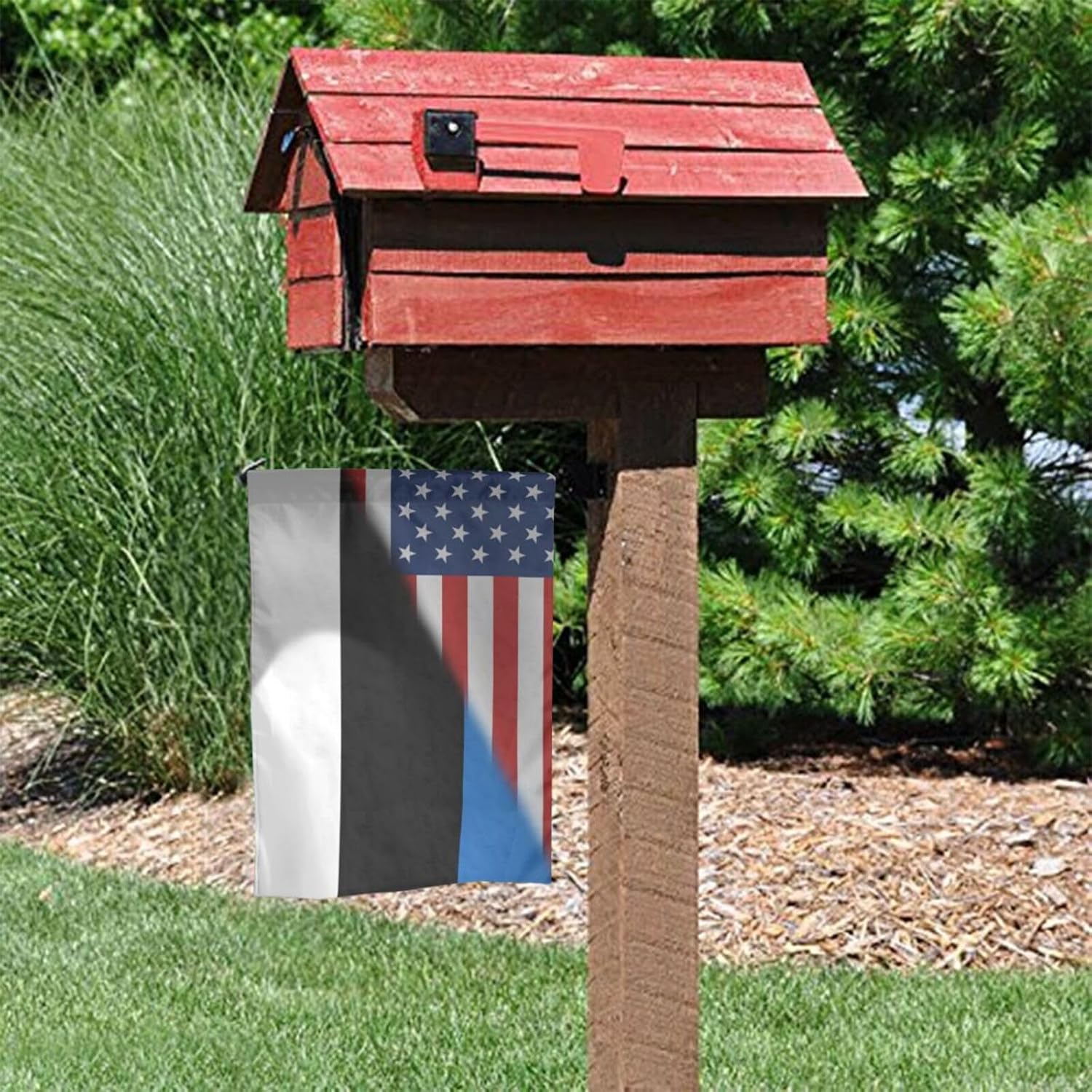 Bandera de país de Estonia, bandera de jardín americano, 12 x 18 pulgadas, pancartas verticales de doble cara para decoración del hogar, granja,