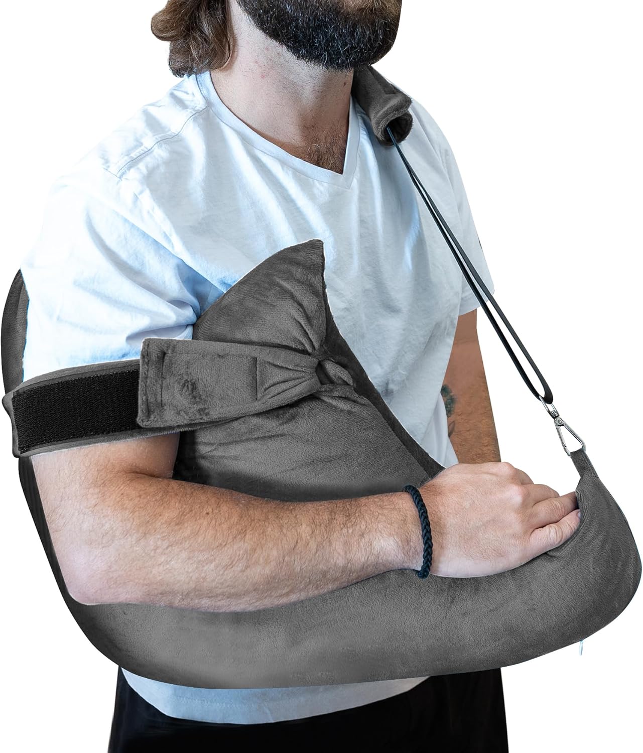 Zomaple Almohada de cirugía de hombro para aliviar el dolor de hombro Almohada de puño giratorio súper suave para comodidad posoperatoria, apoyo y