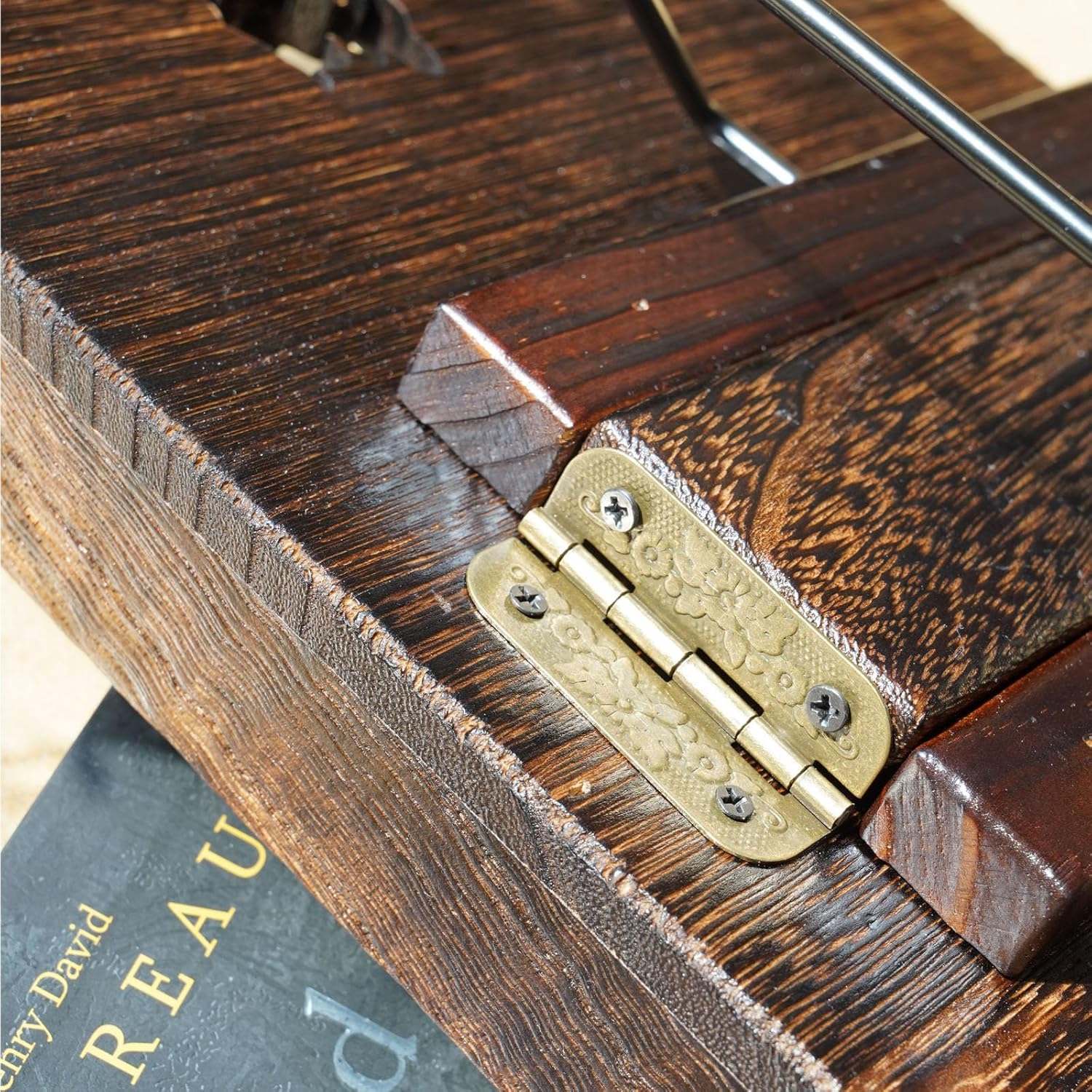 Soporte de madera para libros de cocina, soporte para libros Atril de libros plegable Soporte de lectura Soporte de música Soporte de caligrafía