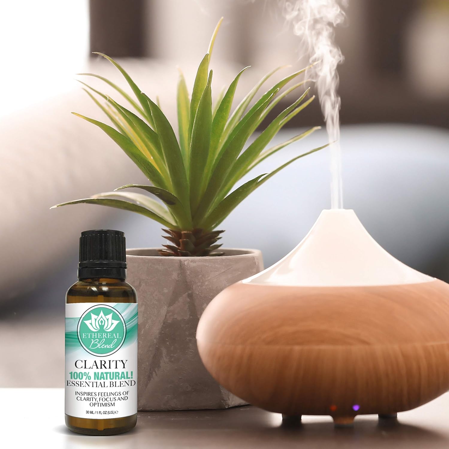 Ethereal Nature Mezcla de aceite 100% natural, claridad, 1 onza líquida