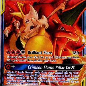 Pokemon – Charizard & Braixen Tag Team GX 22236 – Eclipse cósmico – Tarjeta Pokemon Ultra Rare – Holo Foil Pokemon – Charizard & Braixen Tag Team GX 22236 – Eclipse cósmico – Tarjeta Pokemon Ultra Rare – Holo Foil