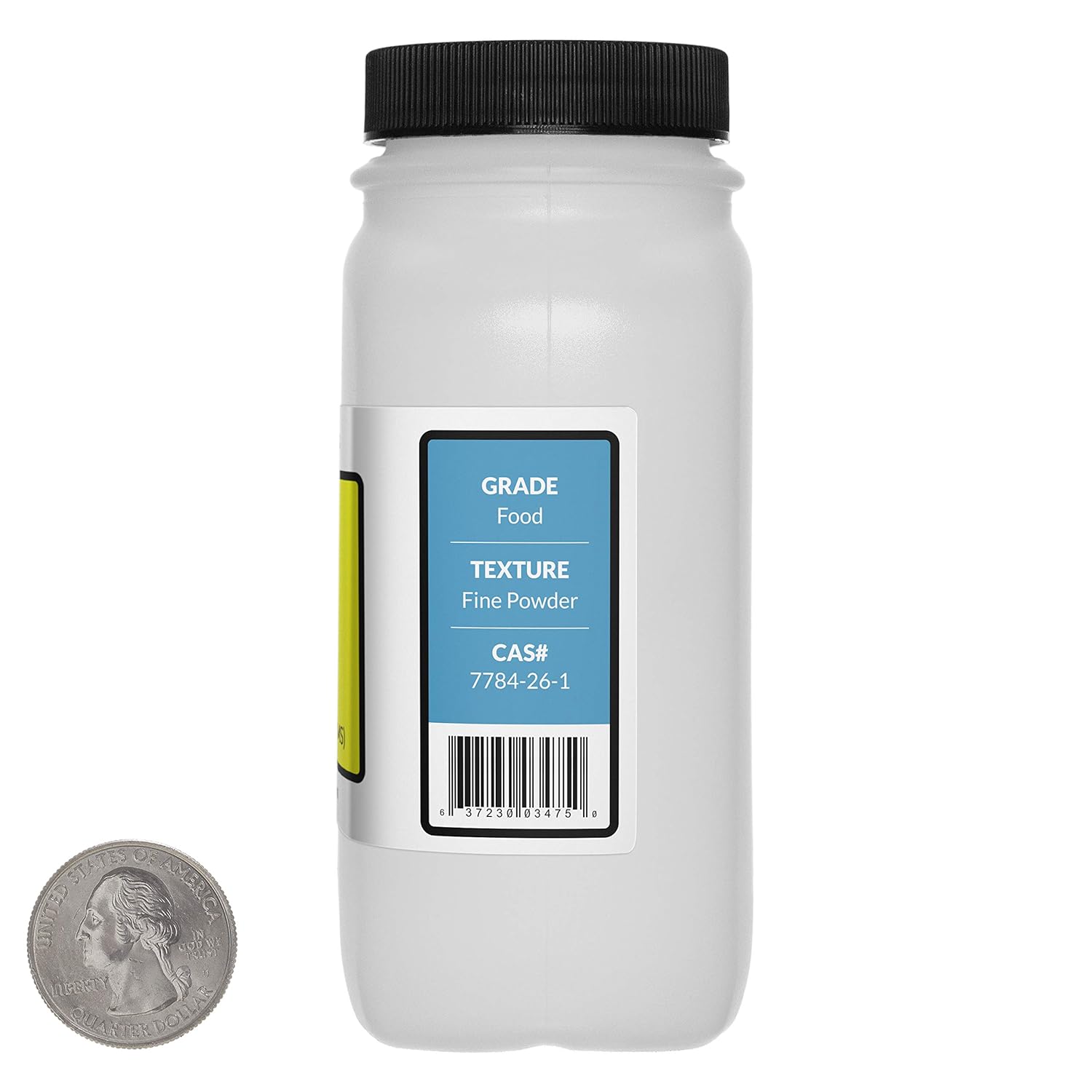 Alum de amonio (NH4) Al (SO4)2 99.9% polvo de grado alimenticio 8 onzas en una botella