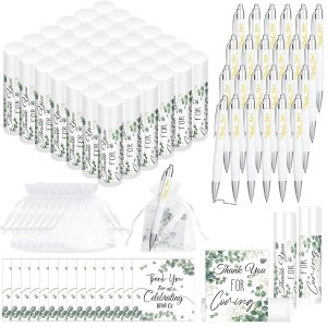 Juego de 50 regalos combinados de agradecimiento a granel que incluyen bálsamos labiales, bolígrafo de agradecimiento, tarjeta de agradecimiento, Juego de 50 regalos combinados de agradecimiento a granel que incluyen bálsamos labiales, bolígrafo de agradecimiento, tarjeta de agradecimiento,