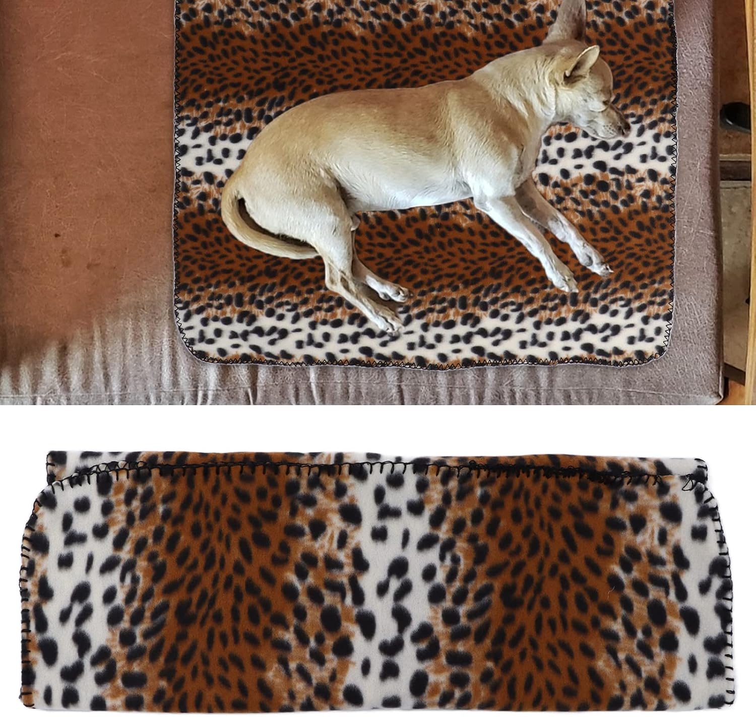 Manta de forro polar para mascotas, aísla eficazmente las manchas, cálida y cómoda, manta para perrera para camping, para viajes, hotel para playa