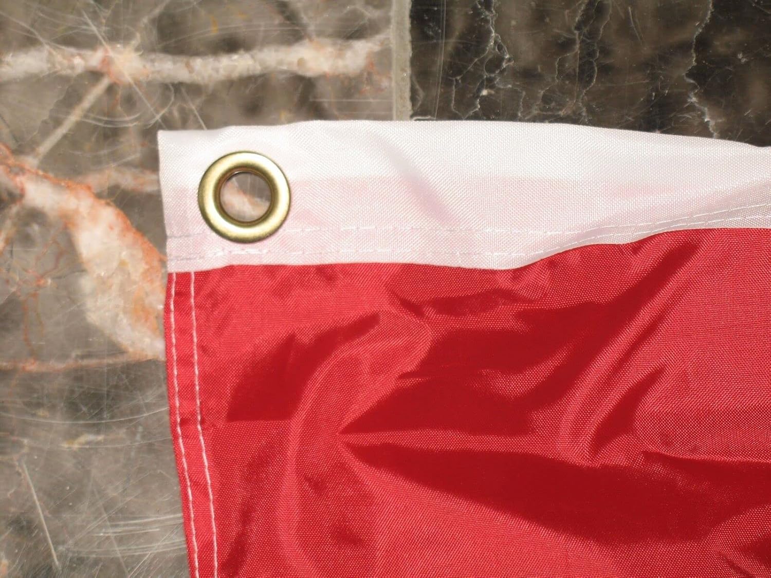 Premium 3 pack) 3×6 FT Double Sided PolyCotton US Made Flag Half Fan