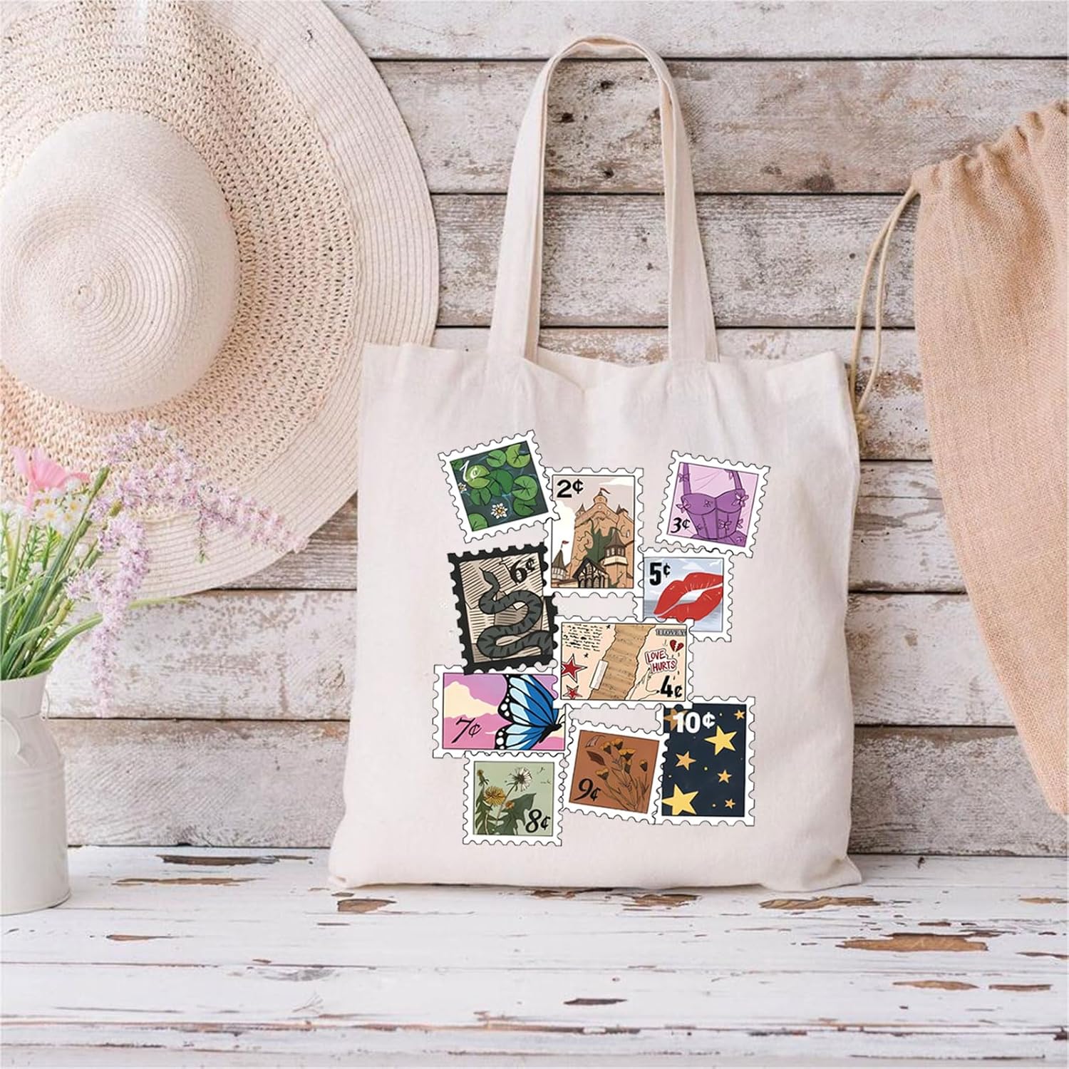 TOBGBE Regalos para fanáticos amantes de la música Lista de canciones Álbum Letras de canciones Inspirado Bolsa de viaje Bolsa de viaje Versión