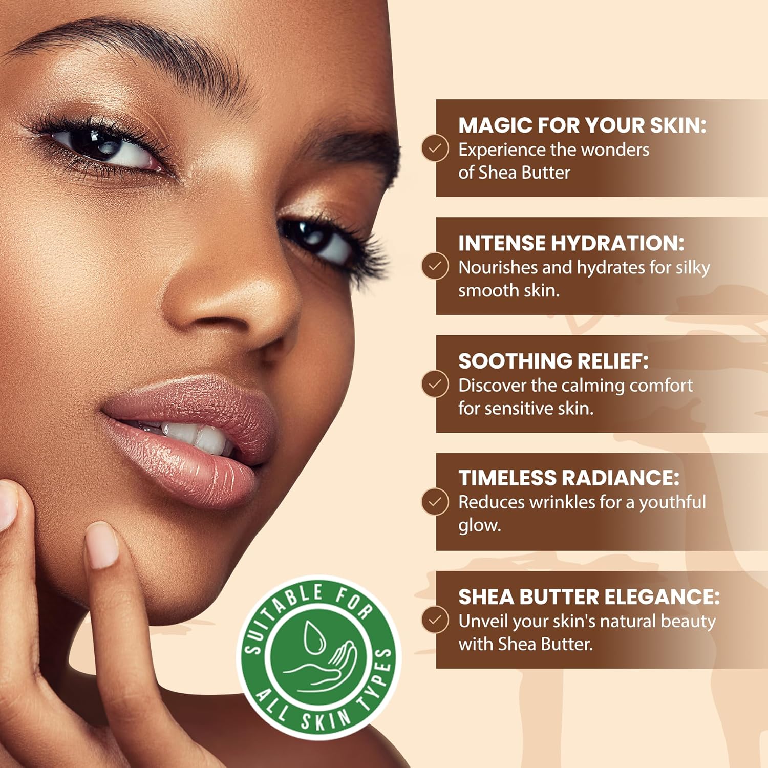 Manteca de karité africana cruda de 1 libra 100% marfil natural puro sin refinar – Importado de Ghana – Hidratante ideal para el crecimiento de piel
