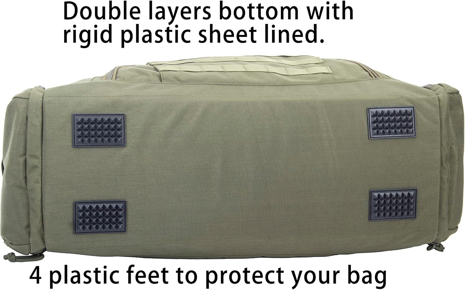 Bolsa táctica MOLLE Gear Bag con 4 organizadores modulares de engranajes cubos de embalaje. Ideal para caza, campo de tiro, aplicación de la ley,
