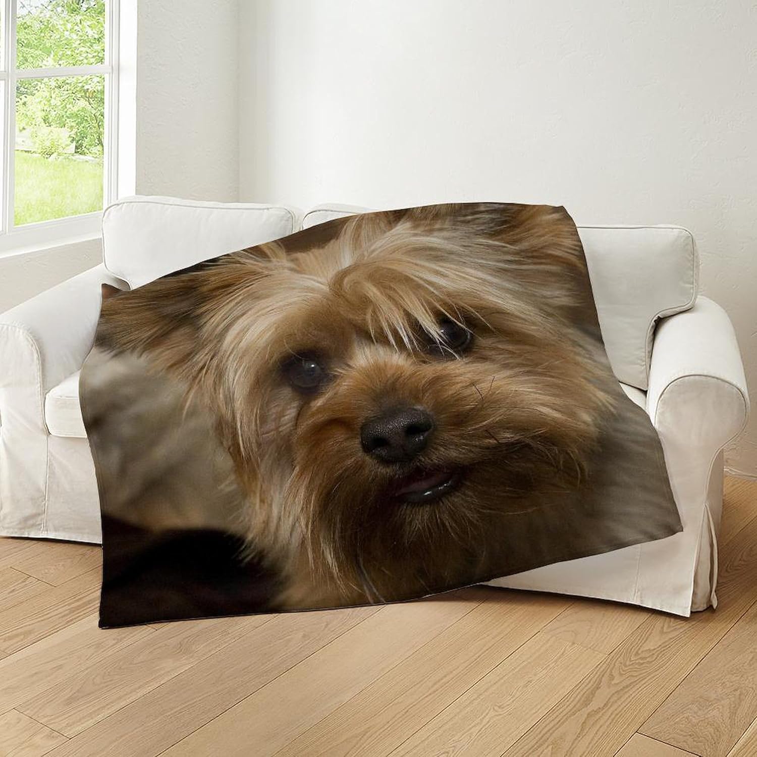 CafePress Yorkie – Manta de forro polar supersuave para cachorros, 60 x 50 pulgadas