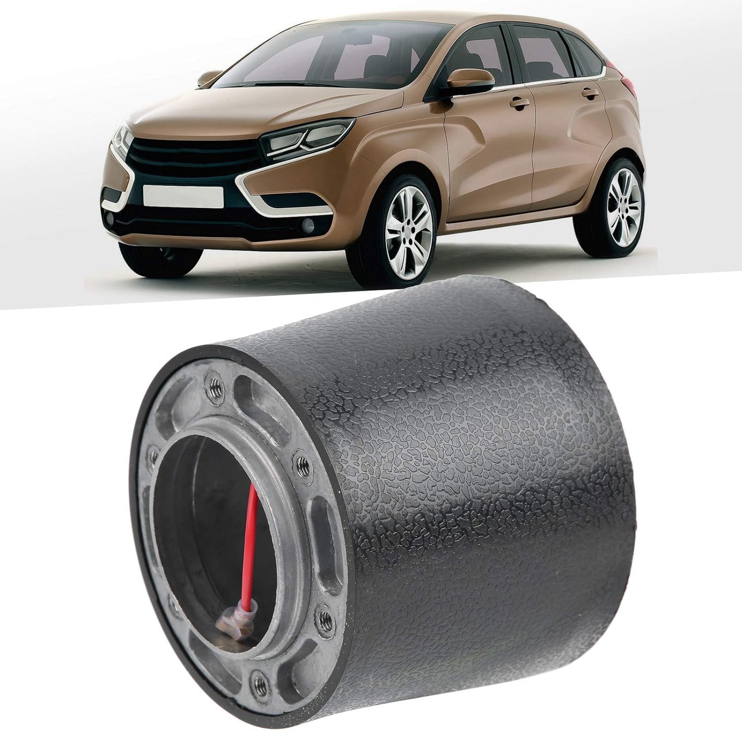 Adaptador del cubo del volante, Conector de la base del volante del coche Eje de dirección para LADA