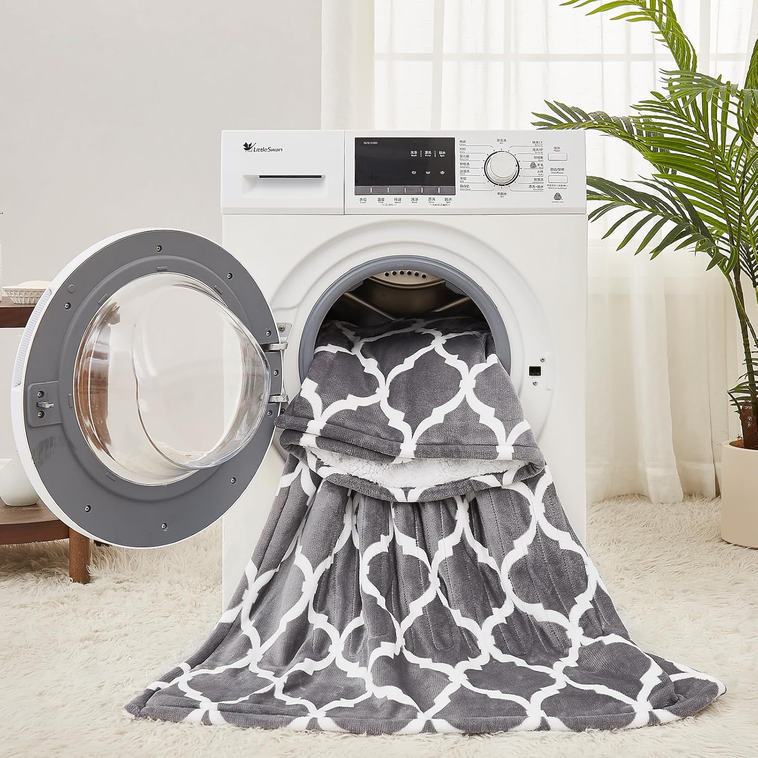 Homemate Manta térmica eléctrica tamaño matrimonial  Manta térmica de 72 x 84 pulgadas con 10 niveles de calor rápidos, 8 horas de apagado