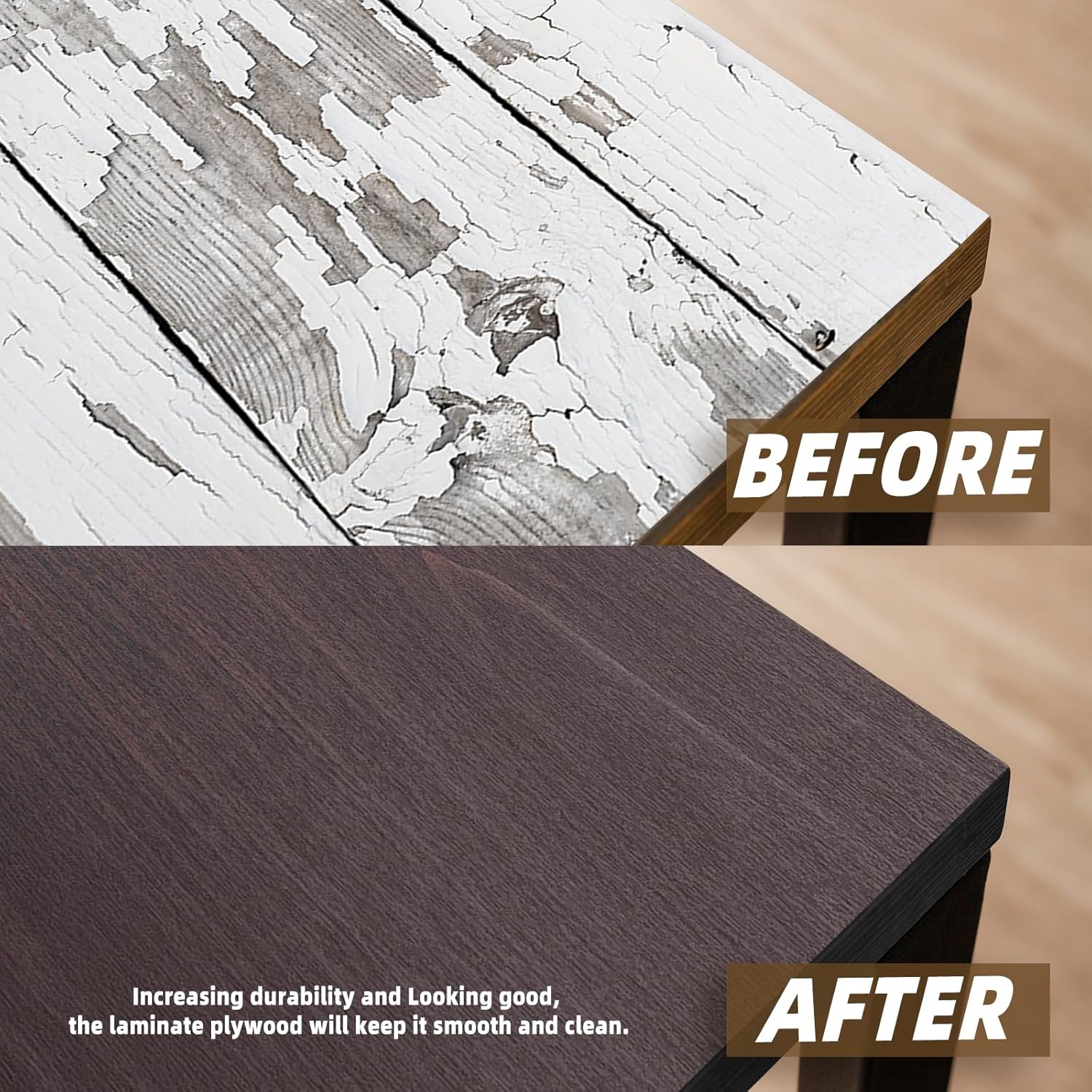 ZYJT Chapa de madera de nogal, diseño de lujo, laminado de 24 x 48 pulgadas, no pegado, flexible, duradero, de PVC, paneles de chapa de madera