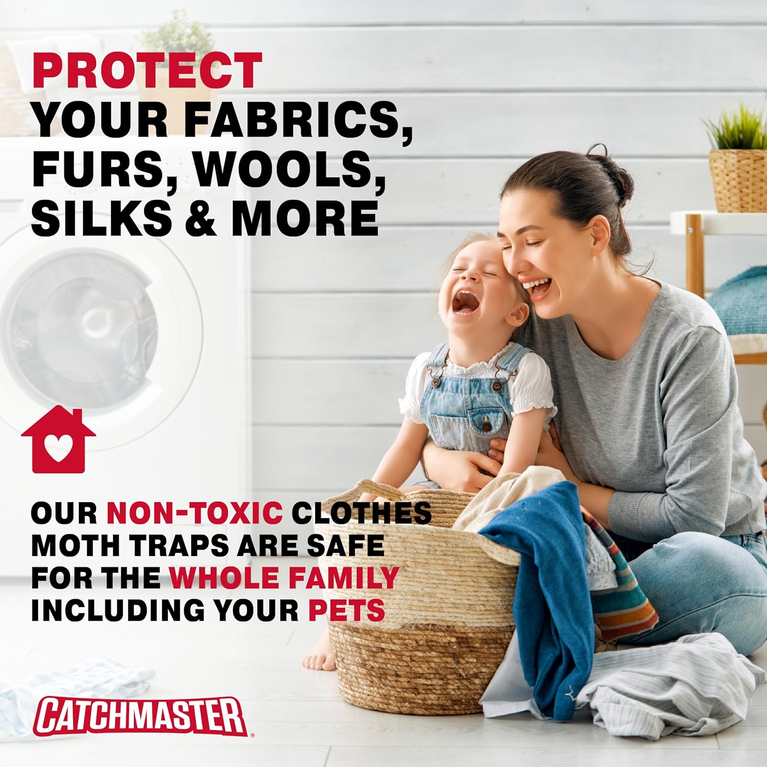 Catchmaster Trampas para polillas de ropa para casa, 6 unidades, trampas de pegamento para almacenamiento de armario, atrapador de insectos pegajoso