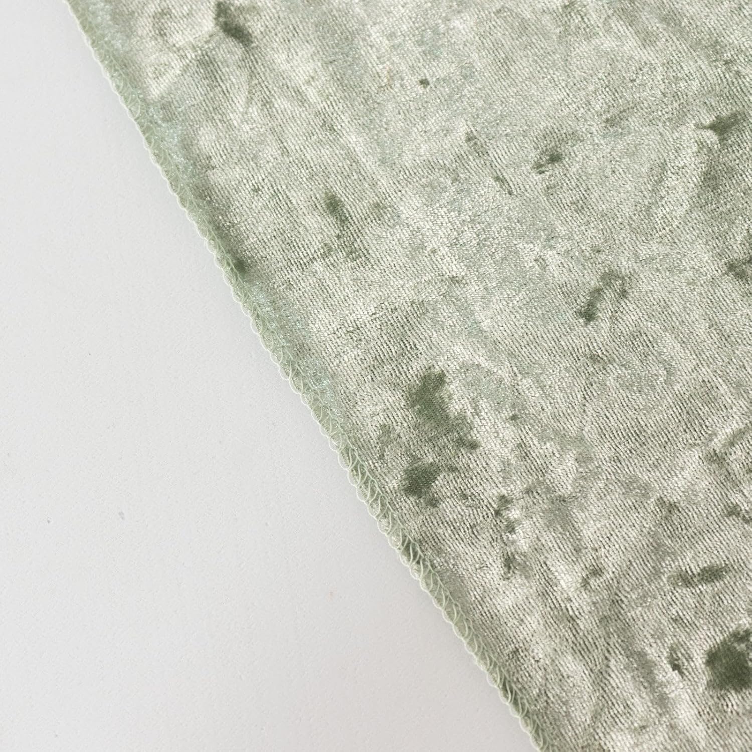 Efavormart – Mantel redondo de terciopelo triturado prémium de 120 pulgadas, color verde salvia