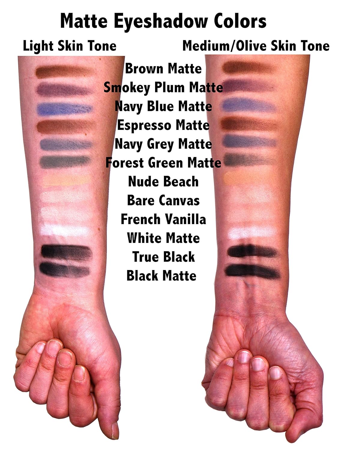 Sombra de ojos en polvo prensado mate, pigmento profundo, brillo de lujo, sombras de ojos negras, sin talco ni parabenos, vegano, sin pruebas de