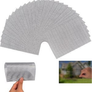 Kit de reparación de pantalla de ventana de 24 piezas, cinta de reparación de pantalla de 5 x 7 pulgadas, parche de reparación de pantalla Kit de reparación de pantalla de ventana de 24 piezas, cinta de reparación de pantalla de 5 x 7 pulgadas, parche de reparación de pantalla