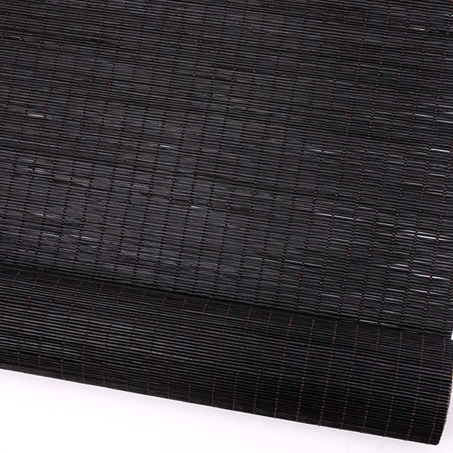 Persiana enrollable de bambú para filtrar la luz, transpirable, privacidad y privacidad, persianas enrollables de bambú para colgar, fácil de