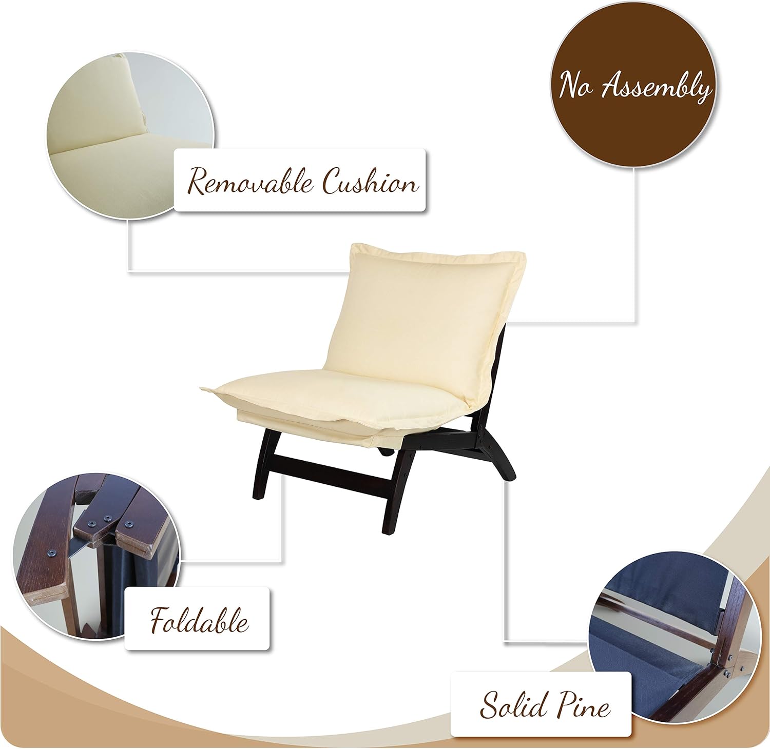 Casual Home Tumbona plegable casual