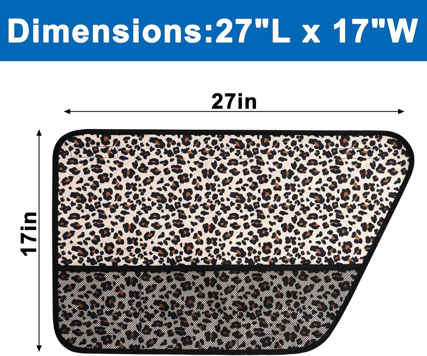 Funda protectora para puerta de automóvil para perro, funda protectora para puerta de automóvil contra arañazos con bolsillos, se adapta a