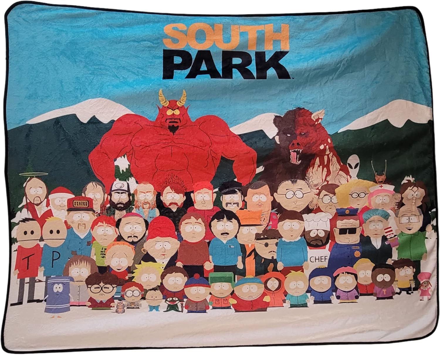 Bazillion Dreams South Park Characters – Manta de forro polar más suave y cómoda para adultos y niños, mide 60 x 50 pulgadas